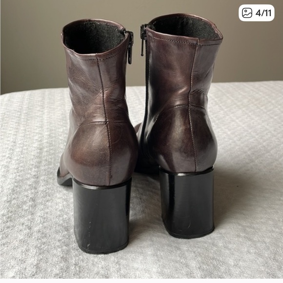 Paola Ferri Italian leather boots 37 brown - Picture 4 of 6